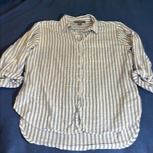 Striped button down shirt